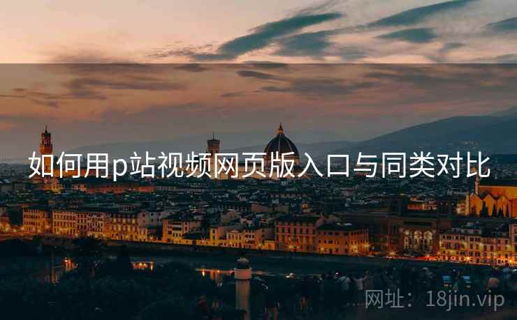 如何用p站视频网页版入口与同类对比  第2张