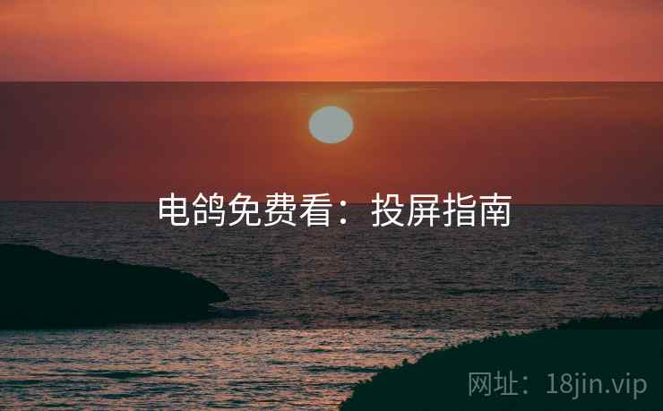 电鸽免费看：投屏指南  第2张