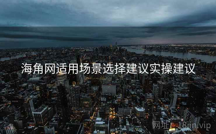 海角网适用场景选择建议实操建议  第1张