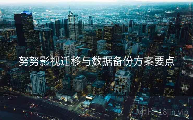 努努影视迁移与数据备份方案要点  第2张