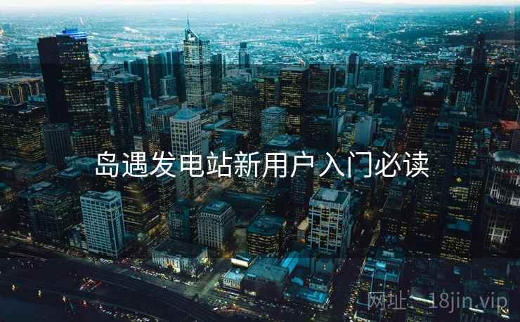 岛遇发电站新用户入门必读  第1张