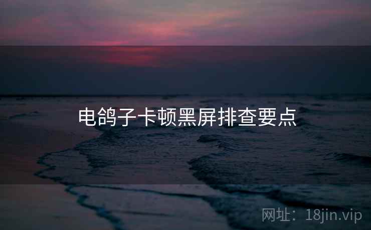 电鸽子卡顿黑屏排查要点  第1张