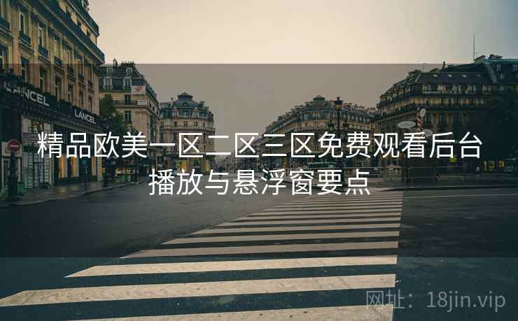 精品欧美一区二区三区免费观看后台播放与悬浮窗要点  第2张
